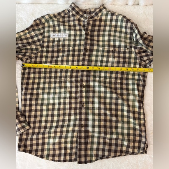 Katie Rie’s Upcycled Plaid Button Down Shirt, Baylor University- size M oversize - Picture 12 of 14